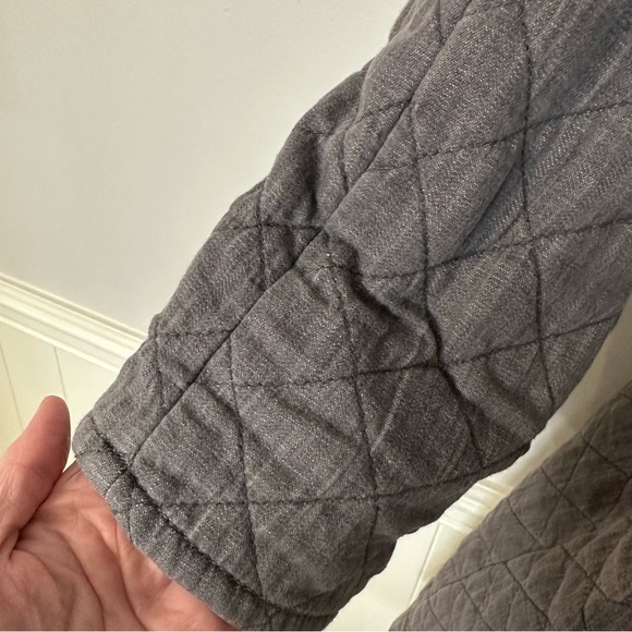 Melissa McCarthy Seven7 Women’s Long Sleeve Gray Quilted Jacket Sz 2X GUC - Picture 4 of 8